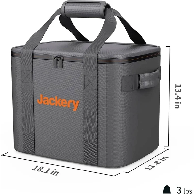 B-Ware Jackery JK-E2000M Schutztasche Tragetasche Tasche Schwarz Orange M