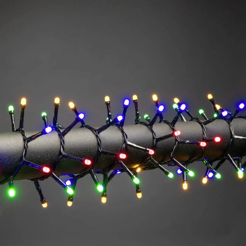 B-Ware Konstsmide Lichterkette Lichtergirlande LED Außen Mehrfarbig 1500 Micro 32.98m