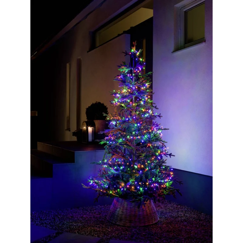 B-Ware Konstsmide Lichterkette Lichtergirlande LED Außen Mehrfarbig 1500 Micro 32.98m