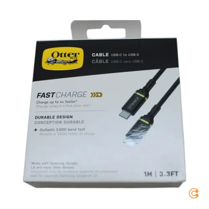 B-Ware OtterBox Kabel Ladekabel Verbindungskabel USB C Schnellladen Schwarz 1m 4 STÜCK