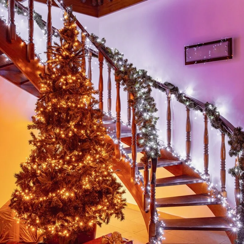 B-Ware Twinkly LED Lichterkette 250er mit WLAN und Appsteuerung warmweiß kaltweiß