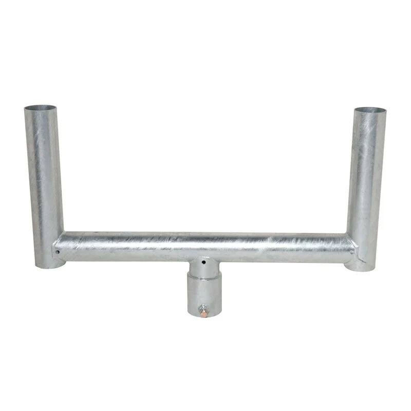 B-Ware MORAVIA Gabelaufsatz Adapter Verkehrsspiegel Diamond silbergrau Spiegelgröße 1 2