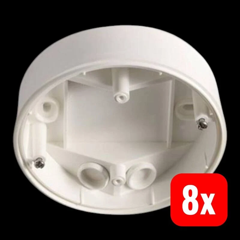 8x B-Ware ESYLUX Aufputzdose IP54 weiß für PD-C360 MD-C360 Serie Elektroinstallation