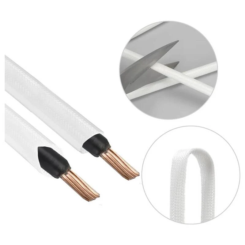 99x B-Ware Tru Components Isolierschlauch Silikon SRG150WT 15mm weiß flexibel 1 Meter