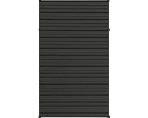 B-Ware Konsta Einzelcarport Flachdach Stahlplatten anthrazit 300x500cm 8x8cm