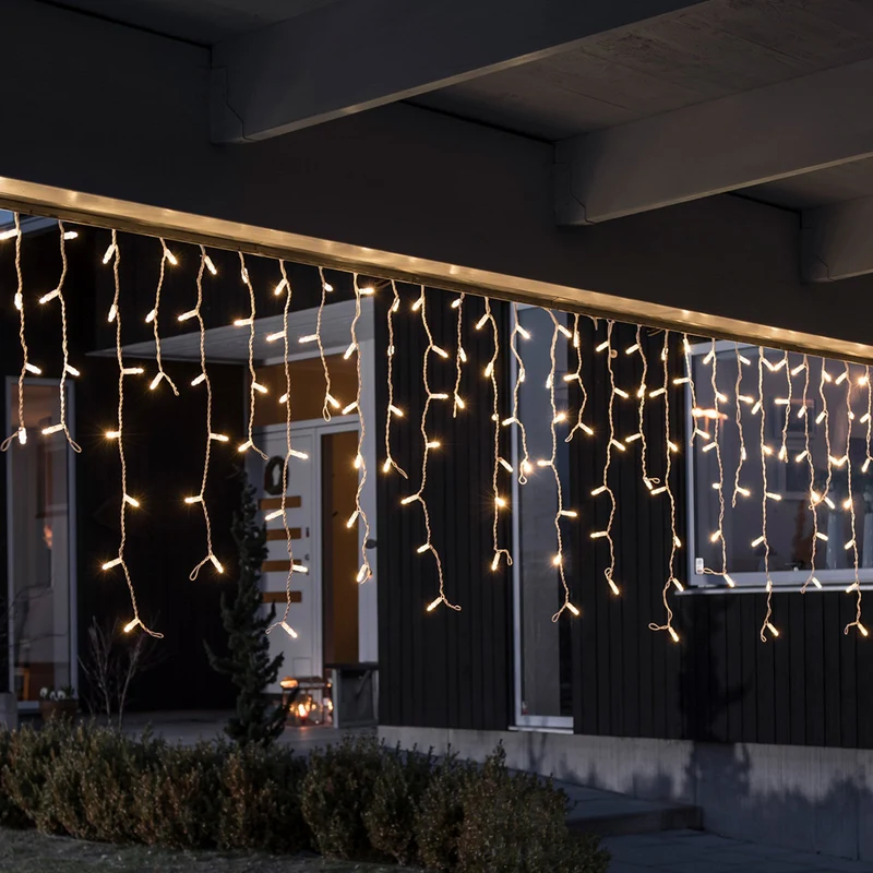 B-Ware Konstsmide LED Lichtervorhang System-Erweiterung Lichterkette Weihnachtslichter