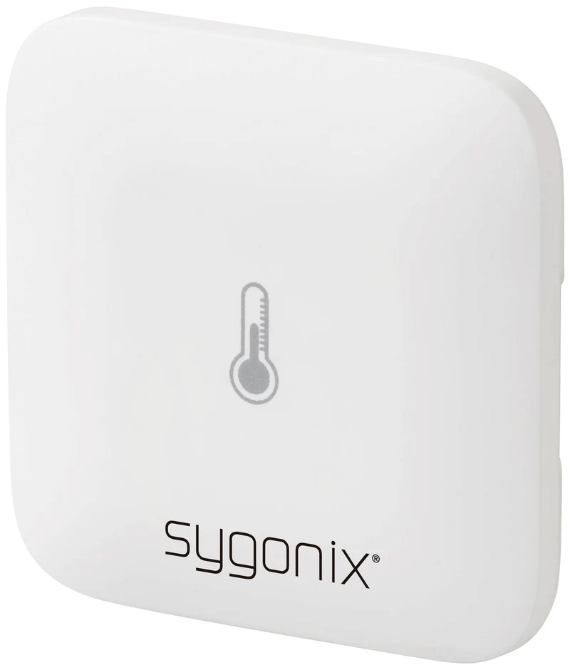 3x B-Ware SYGONIX Temperatursensor Luftfeuchtesensor ZigBee Weiß Tuya batterie 3 STÜCK