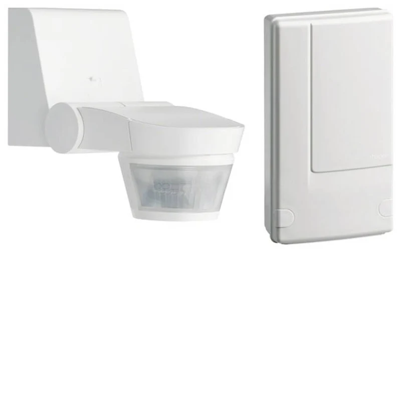 B-Ware Hager Bewegungsmelder Set Präsenzmelder Funk KNX Quicklink Aufputz weiß IP55363