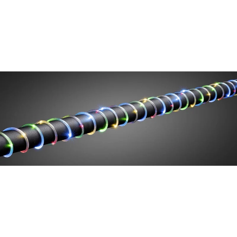 B-Ware Konstsmide 3773-500 LED-Lichtschlauch Mini inkl. Timer Bunt 5m Länge Außen IP44