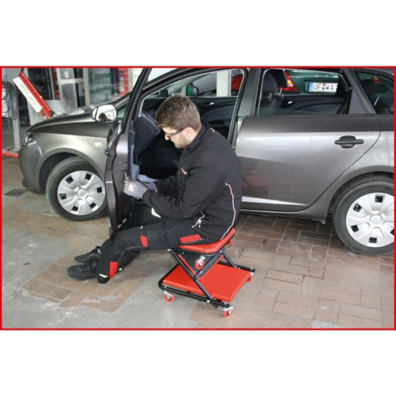 KS Tools Werkstattliege und Klappsitz – 1040 mm