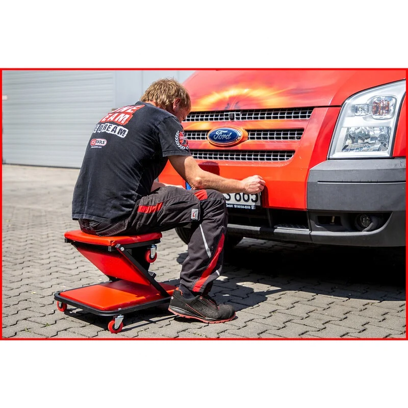 KS Tools Werkstattliege und Klappsitz – 1040 mm