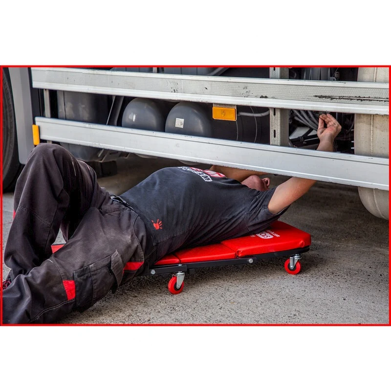 KS Tools Werkstattliege und Klappsitz – 1040 mm