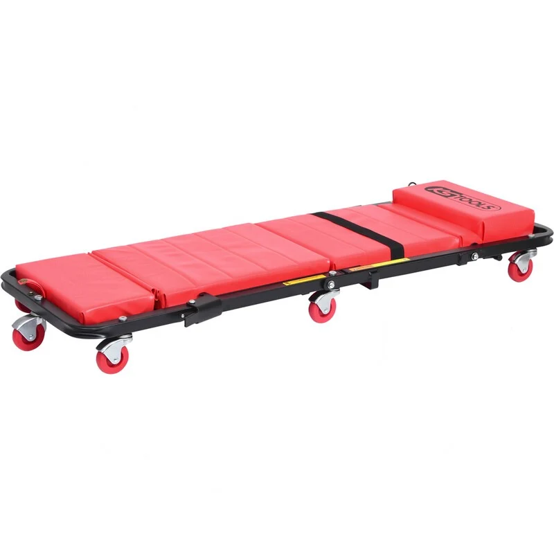 KS TOOLS Werkstattliege und Klappsitz – 1210 mm