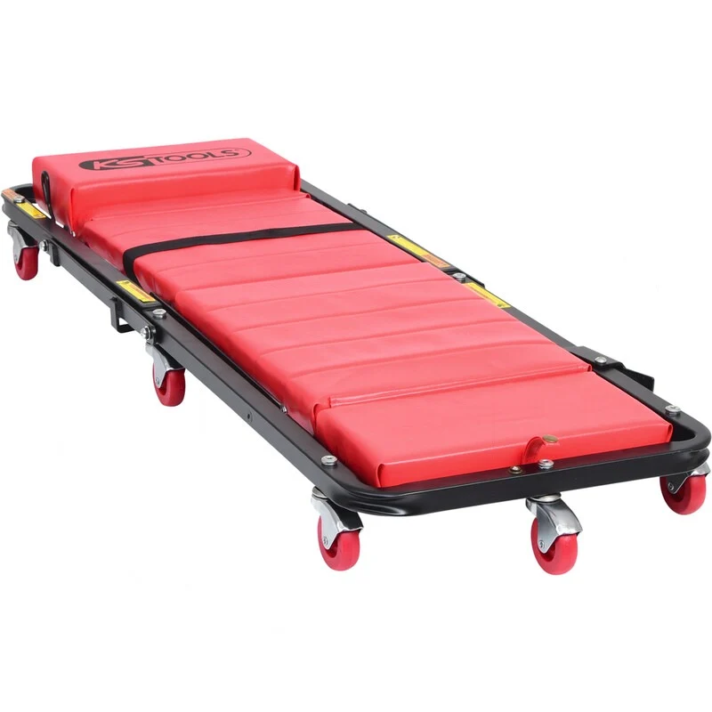 KS TOOLS Werkstattliege und Klappsitz – 1210 mm