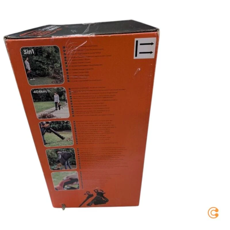 B-Ware Black & Decker Laubsauger BEBLV300-QS 3-in-1 Elektro Laubbläser Häcksler
