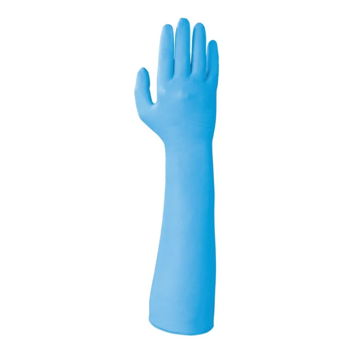 B-Ware Honeywell Einweghandschuh Schutzhandschuh SivoChem 759 Blau Größe 7 40 Stück