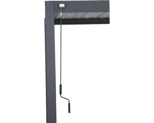 B-Ware Mirador Pergola 3x6 m Lamellendach mit 11x11 cm Pfosten aus Metall