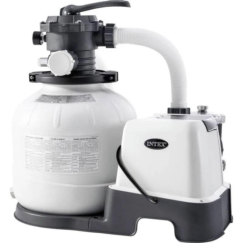 B-Ware Intex Sandfilteranlage 6000 l/h QX2100 Poolpumpe Wasserfilteranlage 550W 32.200l