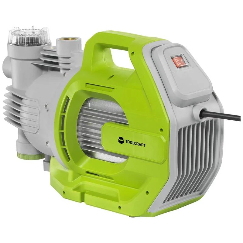 B-Ware Toolcraft Gartenpumpe 7000l/h 53m Förderhöhe Handpumpe Bewässerungssystem 230V