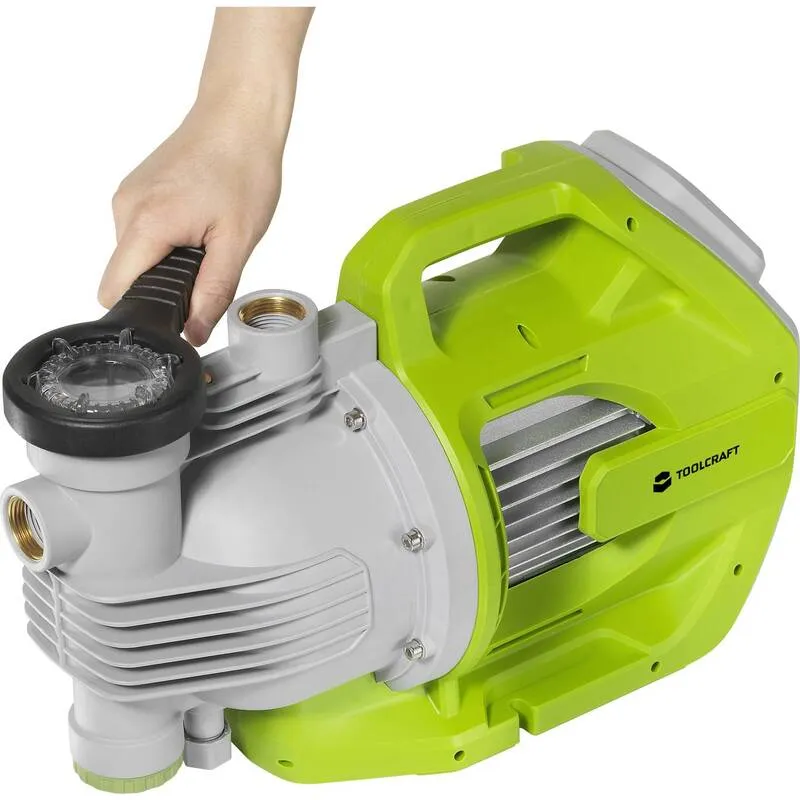 B-Ware Toolcraft Gartenpumpe 7000l/h 53m Förderhöhe Handpumpe Bewässerungssystem 230V