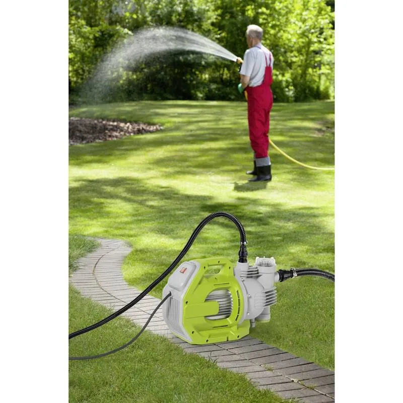 B-Ware Toolcraft Gartenpumpe 7000l/h 53m Förderhöhe Handpumpe Bewässerungssystem 230V