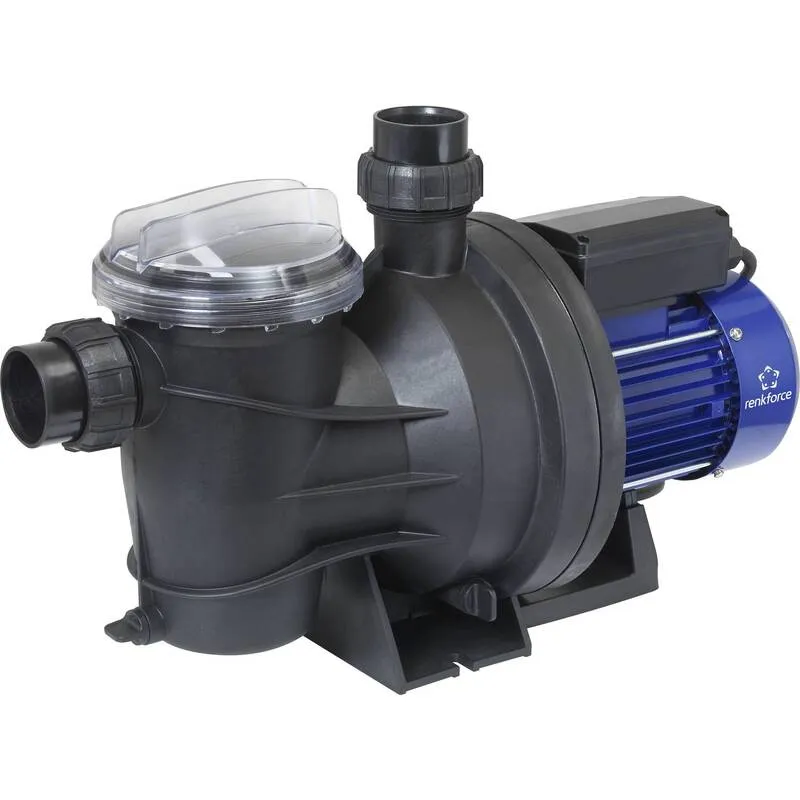 B-Ware Renkforce Poolpumpe 23000l/h 16m Heizkörper Handtuchheizkörper 1200W IPX4 11kg