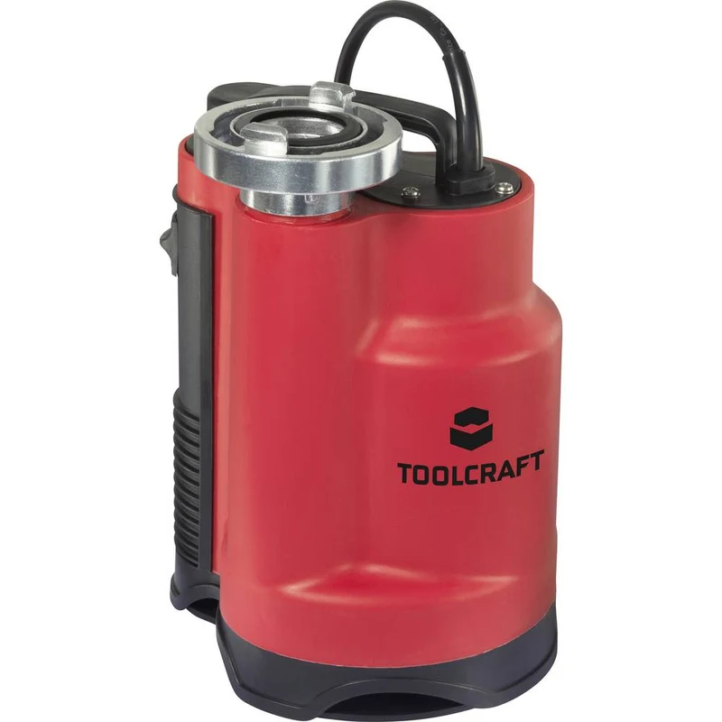 B-Ware TOOLCRAFT TO-9920238 Schmutzwasser-Tauchpumpe 13000 l/h 9 m Pumpe 5.35kg