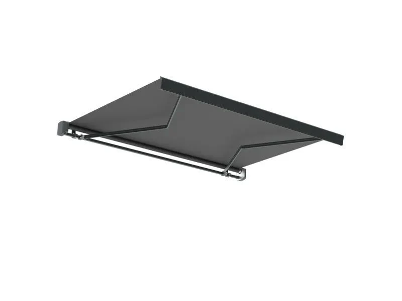 B-Ware Halbkassettenmarkise Maraca anthrazit 3x2m wasserabweisend UV-beständig