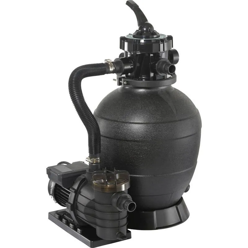 B-Ware Toolcraft Sandfilteranlage 13000l/h Pumpe Wasseraufbereitung 550W IPX5 12m