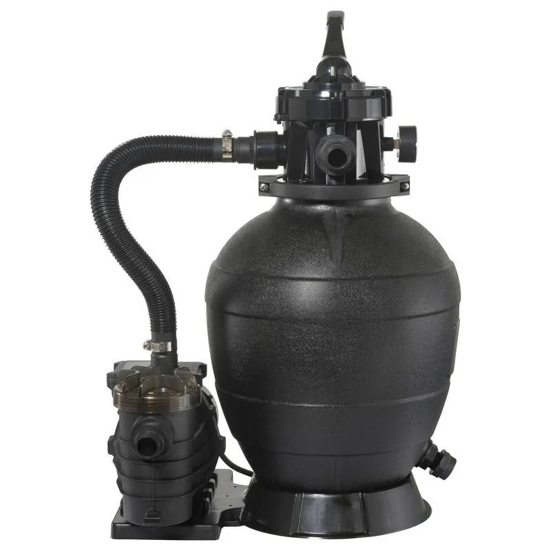 B-Ware Toolcraft Sandfilteranlage 13000l/h Pumpe Wasseraufbereitung 550W IPX5 12m