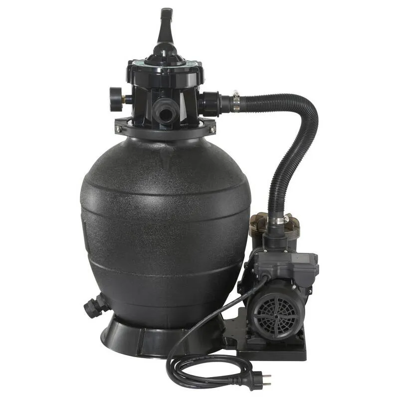 B-Ware Toolcraft Sandfilteranlage 13000l/h Pumpe Wasseraufbereitung 550W IPX5 12m