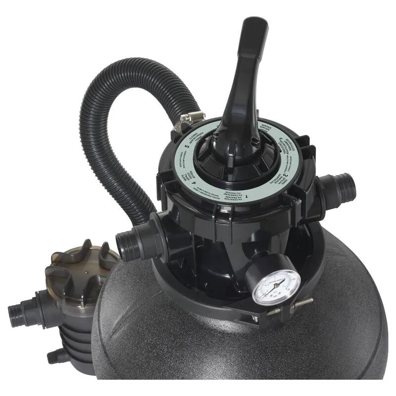 B-Ware Toolcraft Sandfilteranlage 13000l/h Pumpe Wasseraufbereitung 550W IPX5 12m