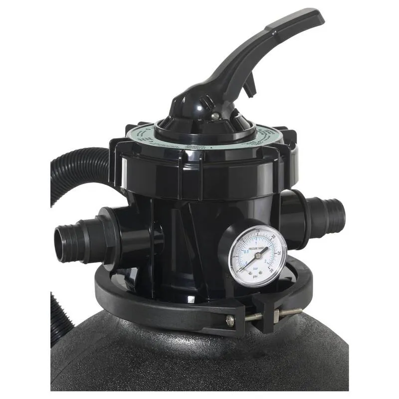 B-Ware Toolcraft Sandfilteranlage 13000l/h Pumpe Wasseraufbereitung 550W IPX5 12m