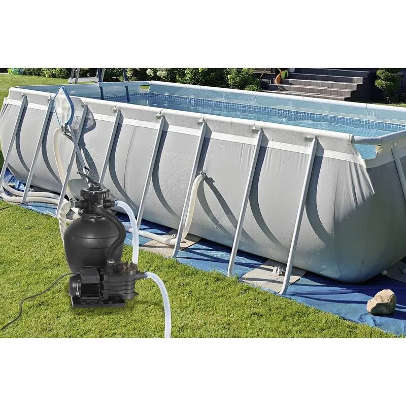 B-Ware Toolcraft Sandfilteranlage 13000l/h Pumpe Wasseraufbereitung 550W IPX5 12m
