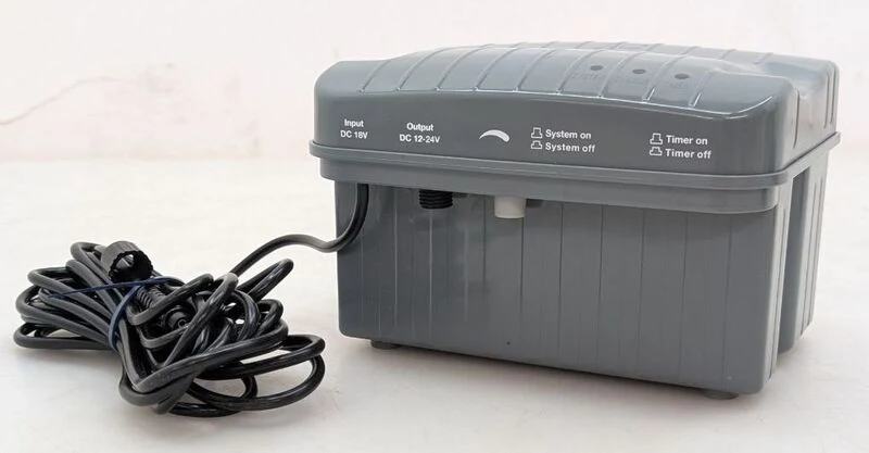 B-Ware Esotec Solar-Pumpenset Napoli mit Beleuchtung 750l/h 2m Förderhöhe Akkuspeicher
