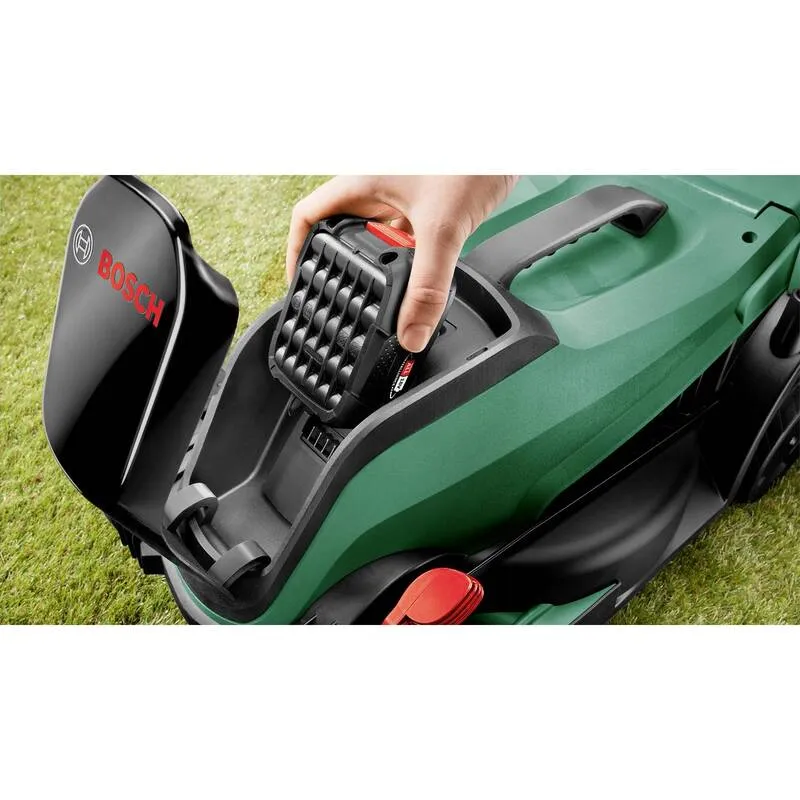 B-Ware Bosch Akku-Rasenmäher Mäher CityMower 18-32 320mm Ergoflex-Griffe 31l leicht