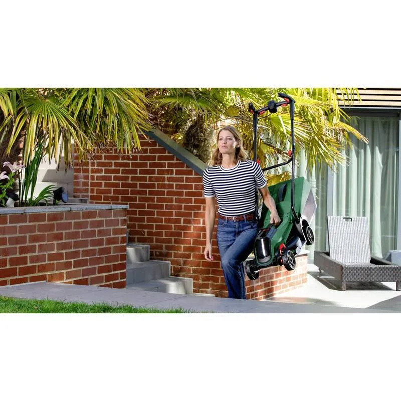 B-Ware Bosch Akku-Rasenmäher Mäher CityMower 18-32 320mm Ergoflex-Griffe 31l leicht