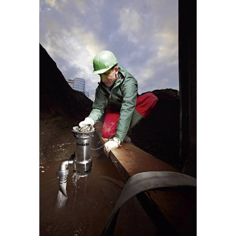 B-Ware Metabo Schmutzwasser-Tauchpumpe PS 18000 SN 1900l/h 11m Edelstahl IPX8 1100W