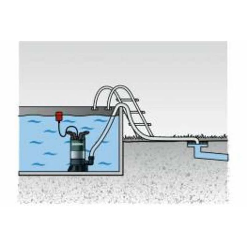 B-Ware Metabo Schmutzwasser-Tauchpumpe PS 18000 SN 1900l/h 11m Edelstahl IPX8 1100W