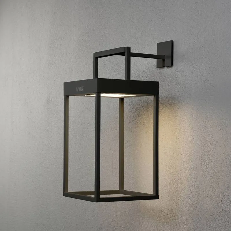 B-Ware Konstsmide Solar-Dekoleuchte Portofino LED Wandleuchte warmweiß schwarz 3.7W