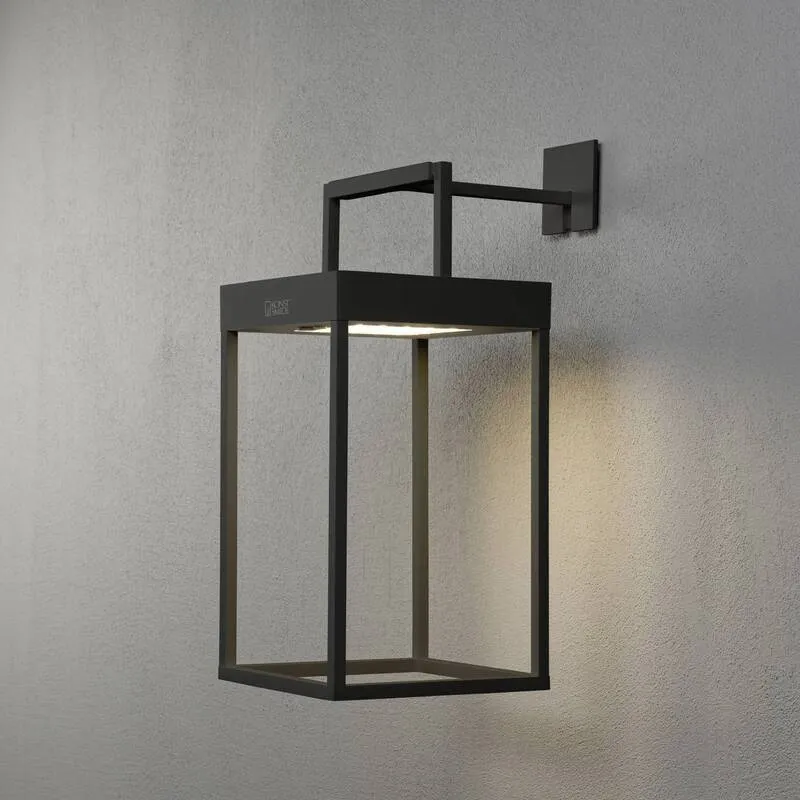 B-Ware Konstsmide Solar-Dekoleuchte Portofino LED Wandleuchte warmweiß schwarz 3.7W