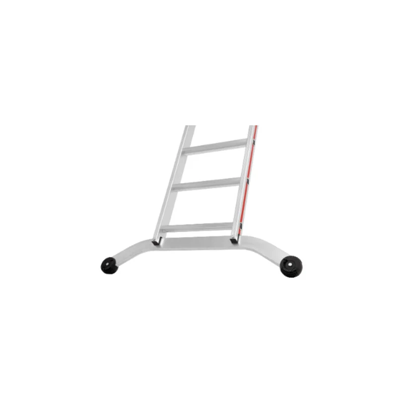 B-Ware Hymer Stufenanlegeleiter Leiter 18 Sprossen Aluminium 4,72m Höhe 12,8kg leicht