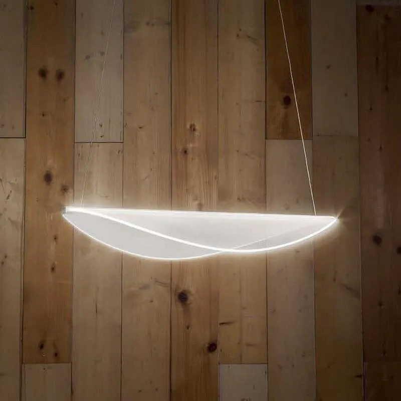 B-Ware Stilnovo LED-Hängeleuchte Diphy 76 cm DALI-dimmbar warmweiß 5239 lm