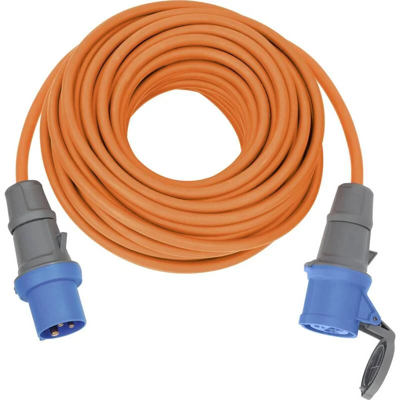 B-Ware Brennenstuhl Strom Camping-CEE-Verlängerungskabel 16A 25m H07RN-F IP44 orange