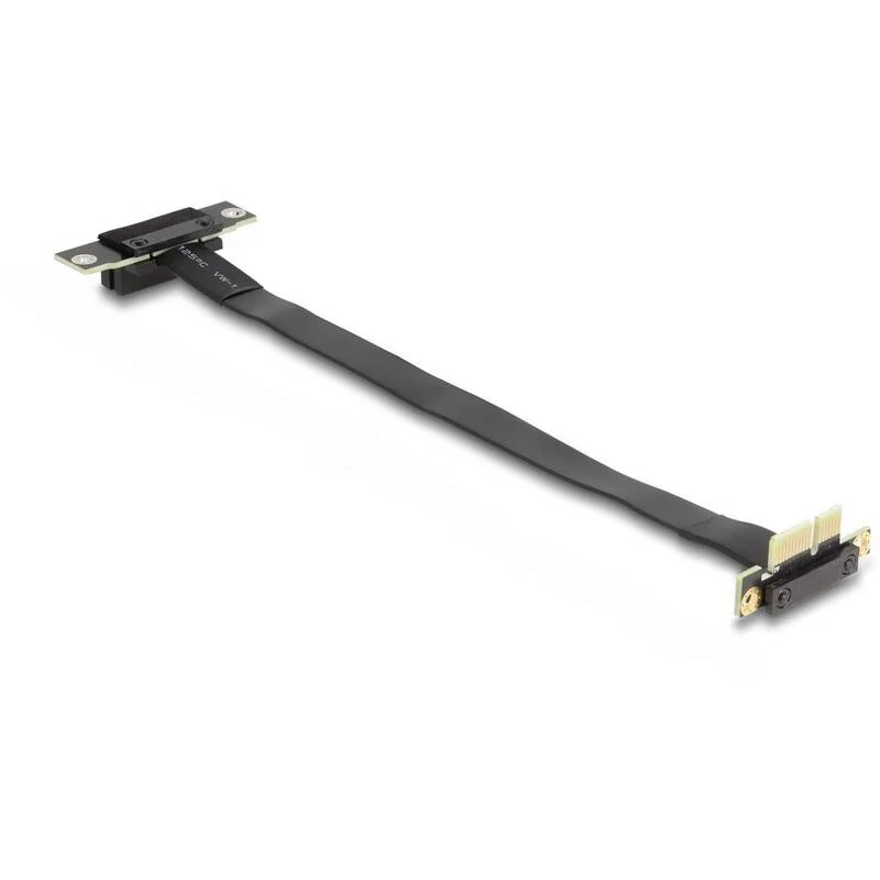 B-Ware Delock PCIe Riser Kabel Anschlusskabel 0,3m Schwarz PCI-Express flexibel 88042