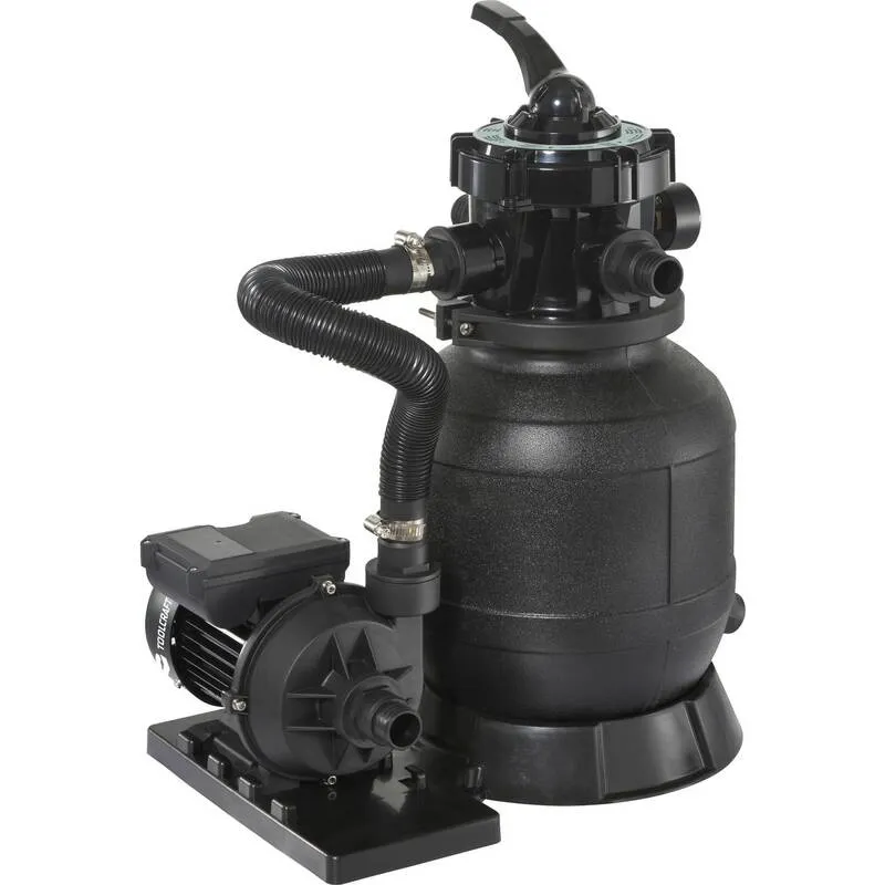 B-Ware TOOLCRAFT Sandfilteranlage 7900l/h Wasserpumpe Poolpumpe 220V 250W IPX5 32mm