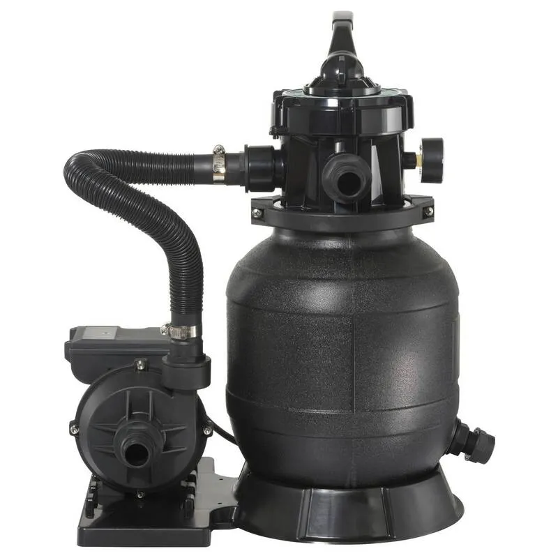 B-Ware TOOLCRAFT Sandfilteranlage 7900l/h Wasserpumpe Poolpumpe 220V 250W IPX5 32mm