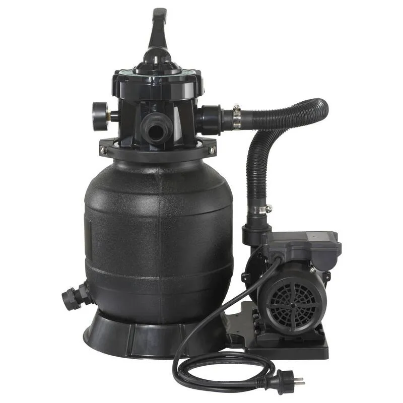 B-Ware TOOLCRAFT Sandfilteranlage 7900l/h Wasserpumpe Poolpumpe 220V 250W IPX5 32mm