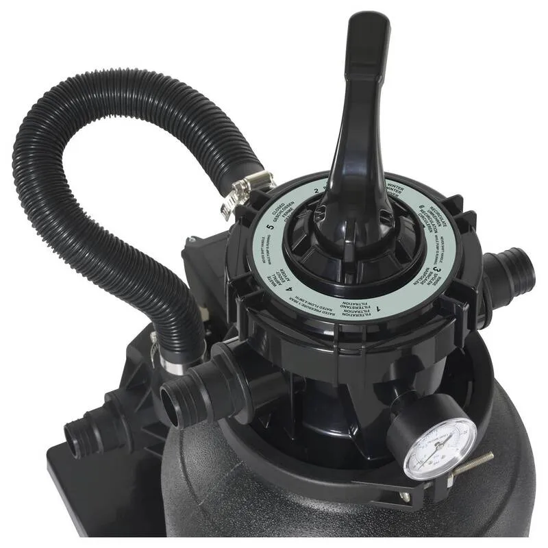 B-Ware TOOLCRAFT Sandfilteranlage 7900l/h Wasserpumpe Poolpumpe 220V 250W IPX5 32mm