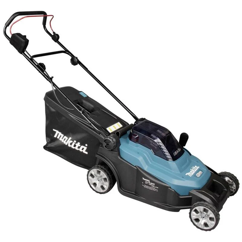 B-Ware Makita Rasenmäher Akku-Rasenmäher DLM432PT2 Mäher 18 V 2 Akkus 43 cm Mäher